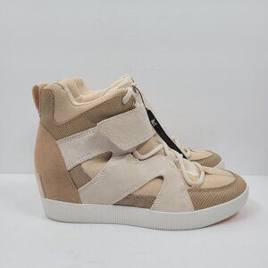 Sorel Out N About Sport Wedge Women's Nova Sand Canoe Boots US Size 9 NWT